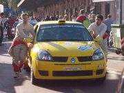Gianluca Caserza scopre la nuova Clio R5 al Rally del Ciocco