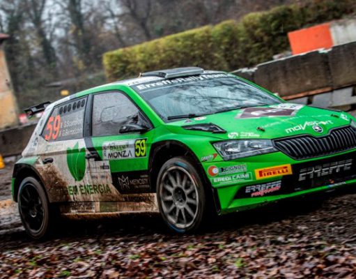 Giacomo Scattolon al via del CIR con la VW Polo dell’Erreffe Rally Team