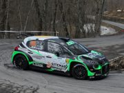 Claudio Arzà (BB Competition) sul podio “CRZ” al Rally Il Ciocco