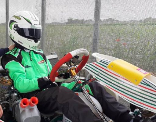 Francesco Perfetti (BB Competition) in evidenza al South Garda Karting