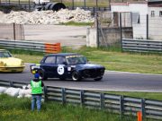 Renato Benusuglio (Triumph Dolomite Sprint) in evidenza a Magione