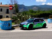 Claudio Arzà (BB Competition) sfortunato al Rally del Matese