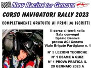 Corso per Navigatori Rally alla New Racing for Genova