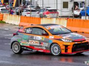 Jean Claude Vallino saluta gli Under 18 al Pavia Rally Circuit