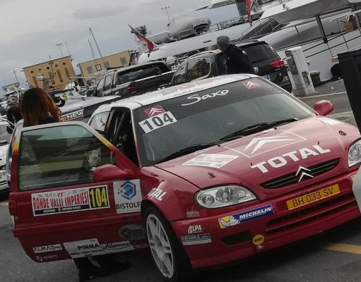 Un “angolo” di Genova al via del Logiman Mythical Cars Rally