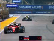 F1: il “torero” Sainz mata tutti a Singapore