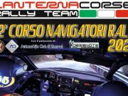 A Gennaio il Corso Navigatori Rally della Lanterna Corse R. T.