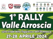 Il 1° Rally Valle Arroscia accenderà la sfida sulle strade della Taggiasca e dell’Orneasco