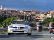 Matteo Ceriali sorridente e vincente al Rally Elba