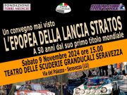 Un convegno per celebrare il primo titolo mondiale della Lancia Stratos