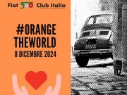 Una Fiat 500 rossa contro la violenza di genere